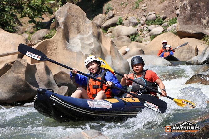 10KM Inflatable Kayaking and 3HR Trekking Adventure - 10 km inflatable kayaking: guided navigation, practice, and easy-to-fun rapids