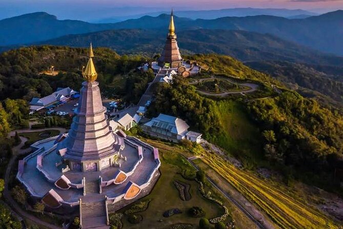 3-in-1: Doi Inthanon Tour, Elephant Sanctuary, and Trekking Trail - Doi Inthanon National Park: cool air, big views, and royal pagodas