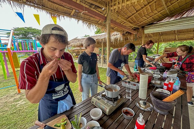 Aroidee’s Farm-Fresh Thai Cooking Experience - The outdoor cooking classroom: Pad Thai, Tom Yum Kung, and curry paste