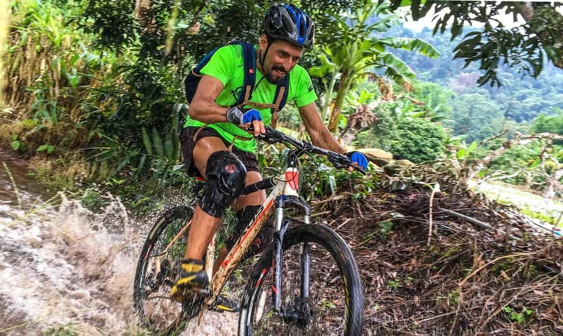 Chiang Mai: 20km Downhill Mountain Biking Challenge Suthep M - Lake Huay Tueng Thao finale: lunch, optional swim, and a view you can actually enjoy