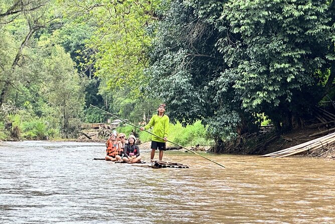Chiang Mai Adventure ATV Secret Waterfall and Bamboo Rafting - Stop 3: Bamboo rafting on the Wang River (30 to 45 minutes)