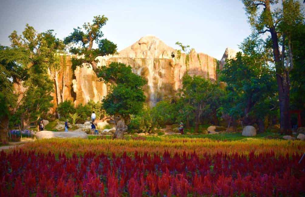 Chiang Mai: Angel Waterfall & Sticky Waterfall & Wat Ban Den - Dantewada Land of Angels Waterfall Park: Two Waterfalls, Caves, and Flower Gardens
