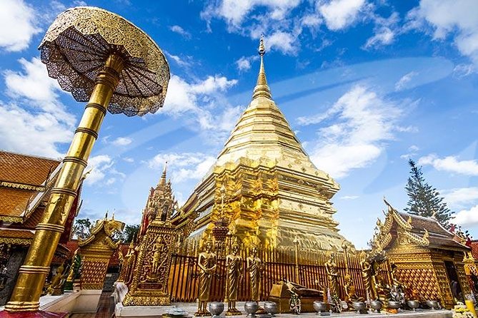 Chiang Mai City and Temples Half-Day Tour - Wat Phra That Doi Suthep: stairs, Naga legends, and big views