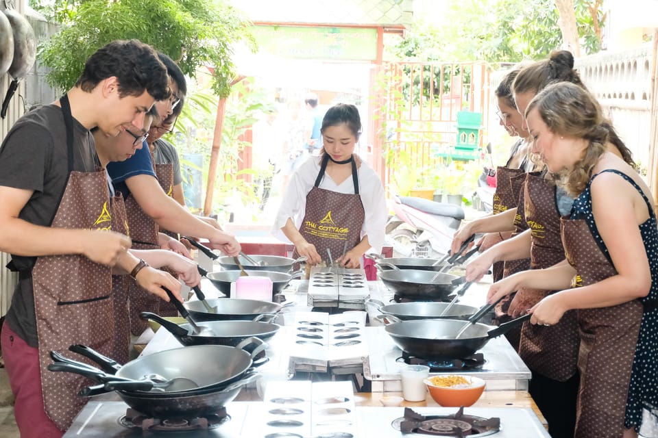 Chiang Mai: Cooking Class, Market & Thai Herbs Garden Tour - Curry paste from scratch: the heart of Thai flavor control