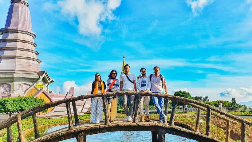 Chiang Mai: Doi Inthanon National Park Eco-Friendly Tour - Twin Pagodas at Grand Pagoda Nabhapolbhumisiri: Views With Purpose