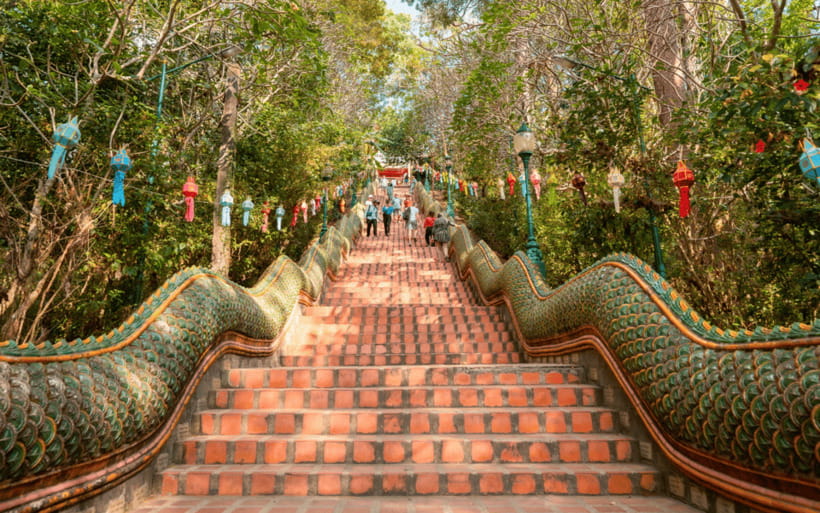 Chiang Mai: Doi Suthep Temple and Waterfall by Songtaew Trio - What to Bring and Wear for Temple + Waterfall Timing
