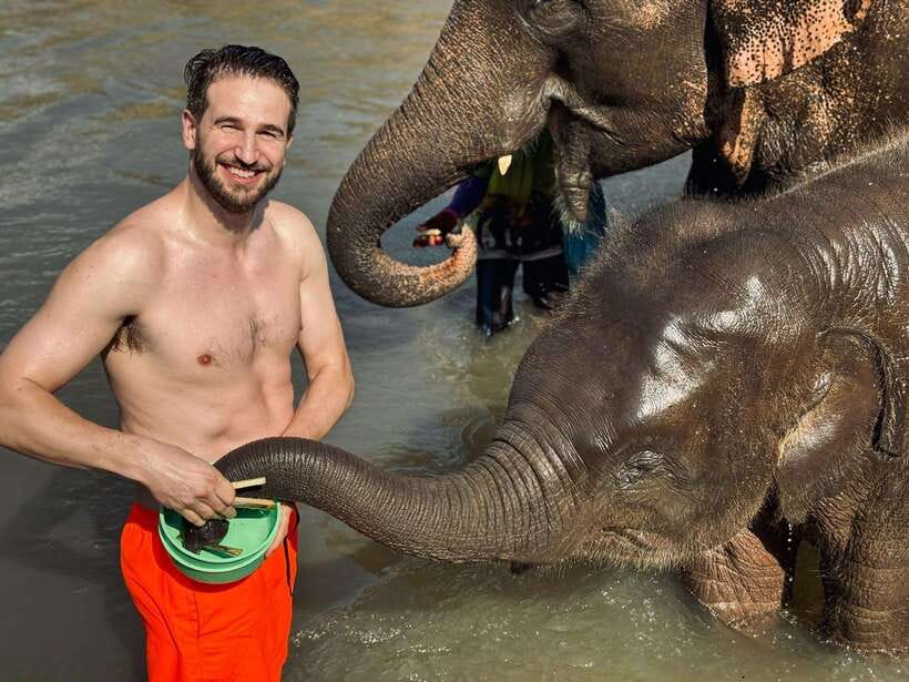 Chiang Mai: Elephant Sanctuary Feeding Program Half-Day Tour - The river bathing stop: when elephants choose the timing