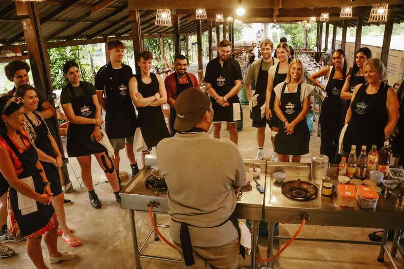 Chiang Mai: HALF-DAY COOKING COURSE at a Thai Cooking Farm - A market stop that trains your eye for Thai flavors