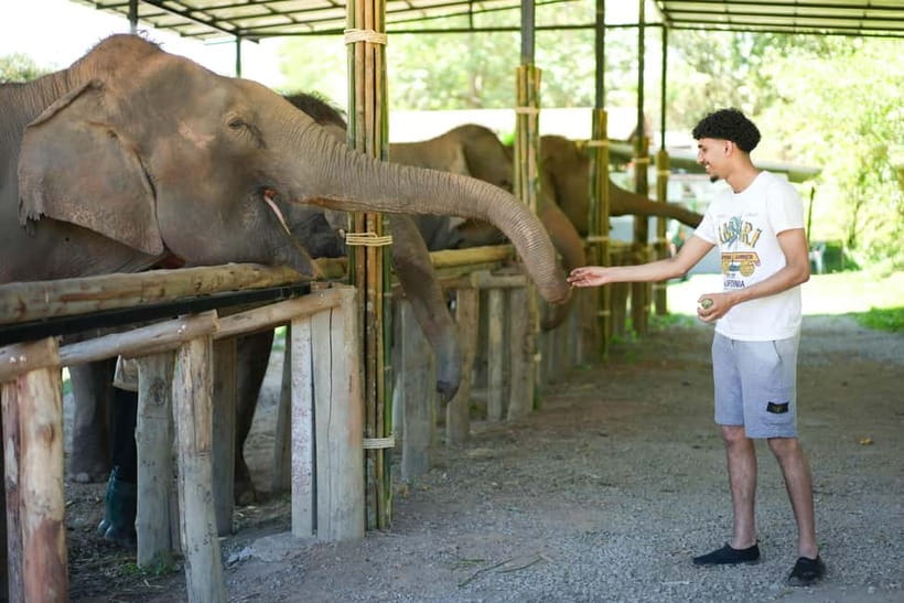 Chiang Mai: Jungle Jumbo Elephant Sanctuary with Waterfall - The village stop: short, cultural, and also sales-prone