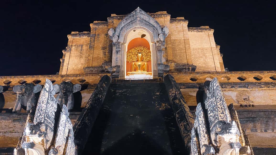 Chiang Mai Old City Twilight Walk Tour: Lanna Majestic Glow - Wat Phra Singh Woramahawihan: Wihan Lai Kham and the Buddha image