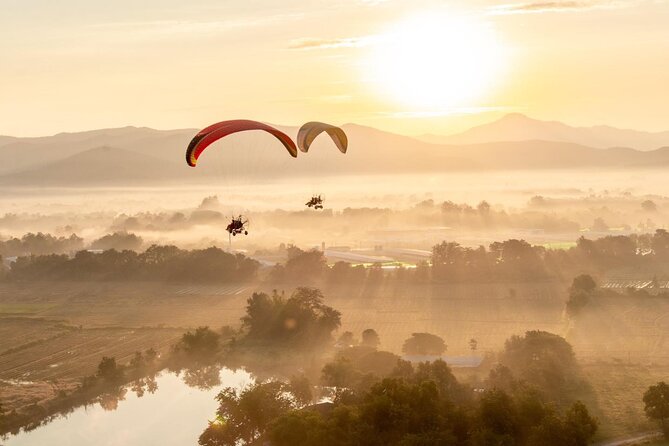 Chiang Mai Paramotor Flying Experience - Sunrise vs sunset: which time of day fits you