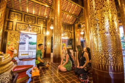 Chiang Mai: Private Historic Old City Bike Tour - Night - Where It Starts: Discova Day Tour Shop and Rolling Out