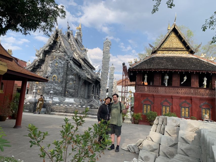 Chiang Mai: Silver Craftwork Temple Tour with Monk Meeting - Pickup, transport, and how the small-group format helps