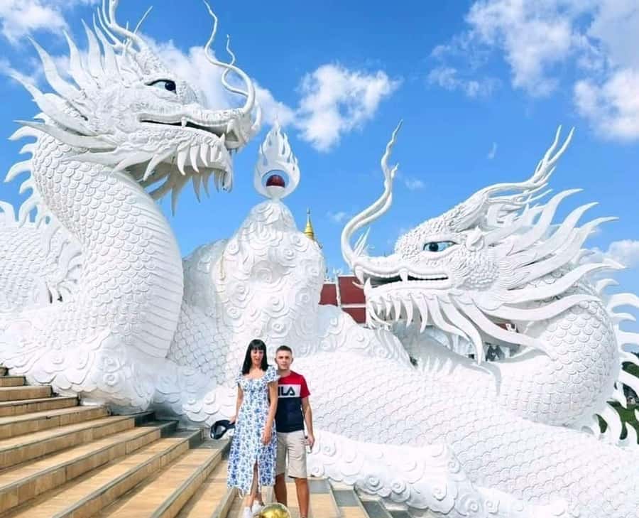 Chiang Rai IG Lalitta Cafe and White, Blue, Red Temples Tour - Wat Rong Khun White Temple: The Architecture That Demands Slow Walking