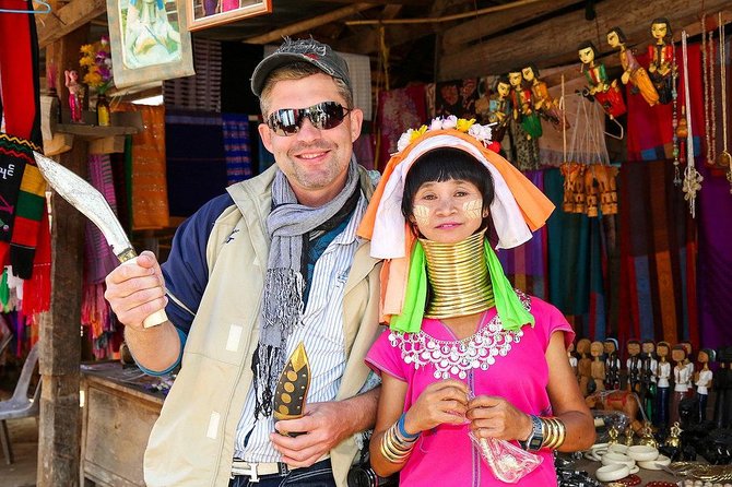 Chiang Rai One Day : White Temple, Golden Triangle, Boat Ride to Laos, Long Neck - Huay Pu Keng Karenni Village and the Long Neck tribal village
