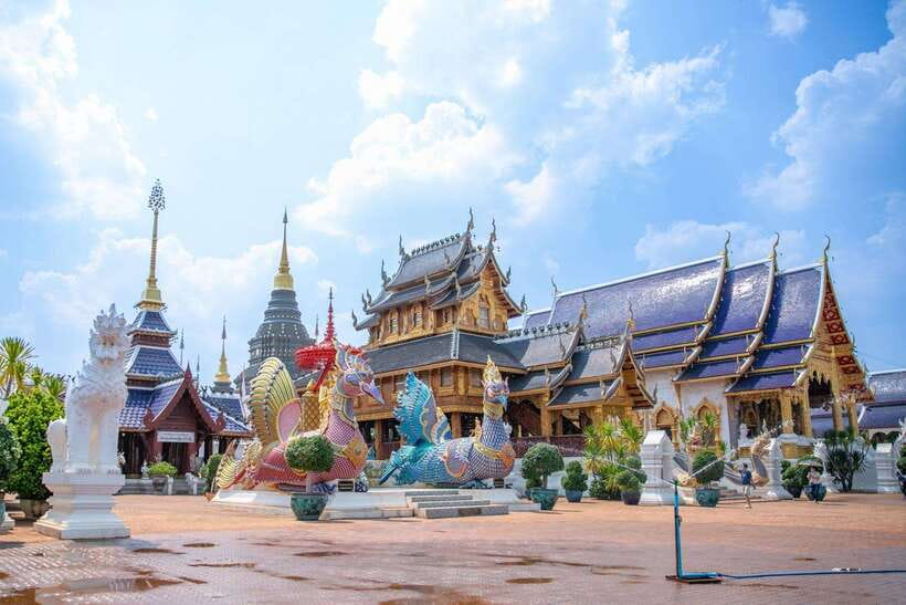 Chiangma: Wat ban den, Blue Temple & Sticky Waterfall. - Key highlights worth your time