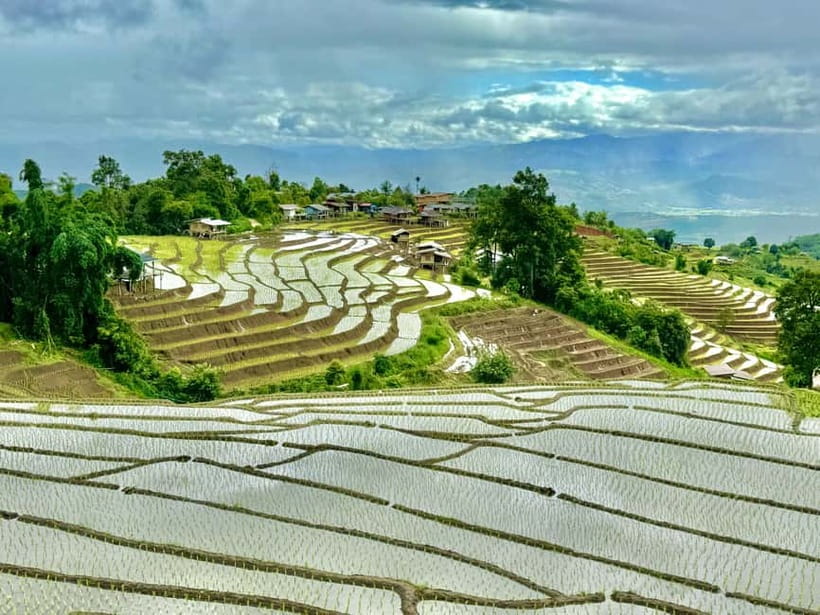 Chiangmai : Doi Inthanon unseen spot , Rice terrace & temple - Wachiratarn Waterfall: why the rainbow idea is more than a gimmick