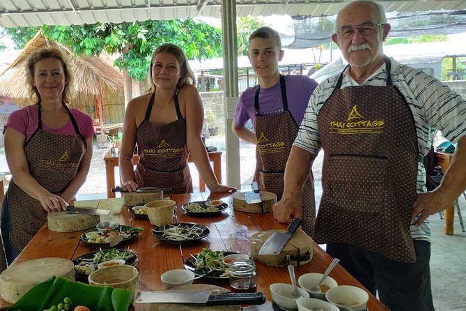 Cooking class in organic garden and local market tour ThaiCottage - What you eat in 4 hours: a full meal you created