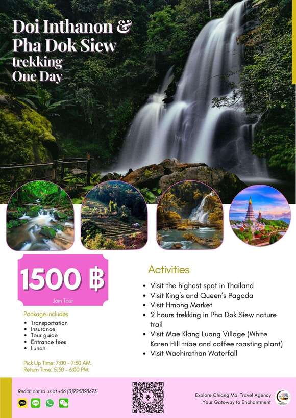 Eco-Friendly: Doi Inthanon & Pha Dok Siew Trekking Day Trip - Lunch and downtime between big sights