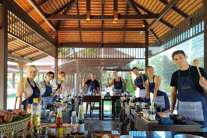 Full-Day Thai Cooking Class with Grandma - Market and Farm Tour - Market Morning at Charoen Charoen Fresh Market