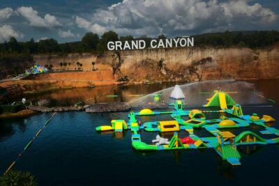 Grand Canyon Water Park Entry Pass - Enter the Floating Aqua Park: The Obstacle Course That Eats Time