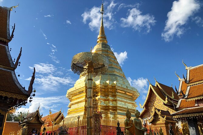 Half day Doi Suthep Temple and city temples (Private tour) - Chedi Luang and Wat Phan Tao: two Lanna temples with very different feels
