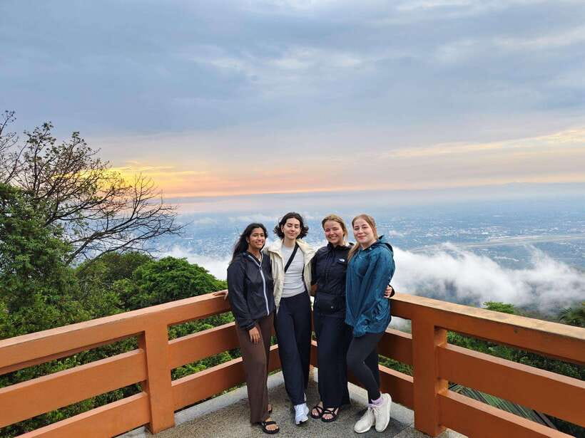 Monk trails hike, Wat Phalat, Monk chanting, Wat Doi Suthep. - Hike the Holy Monk Trails to Wat Phalat: Easy-For-Many, Still Uphill