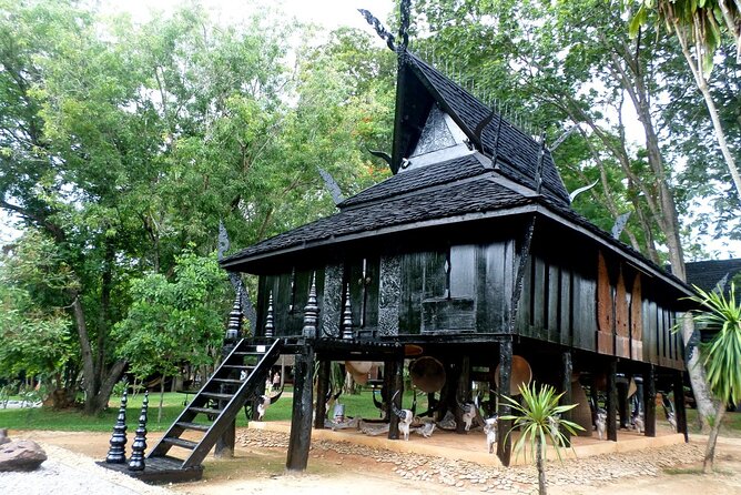 One Day Tour Chiang Rai(White Temple , Blue Temple, Black House) Private Tour - Baan Dam Museum Black House: the darker stop with the strongest personality (about 45 minutes)