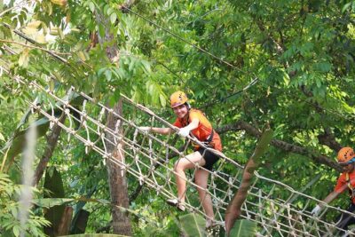 Phoenix Adventure Park Zipline, High Rope Course In Chiang Mai - Safety Gear and Instructor Coaching: What You Get Before You Climb