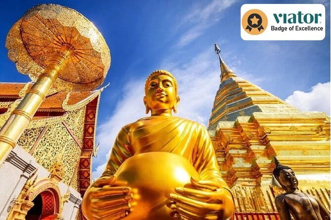 Private Day Tour Doi Suthep Temple and Handicraft Center - San Kamphaeng Road crafts: shop smarter on the handicraft highway