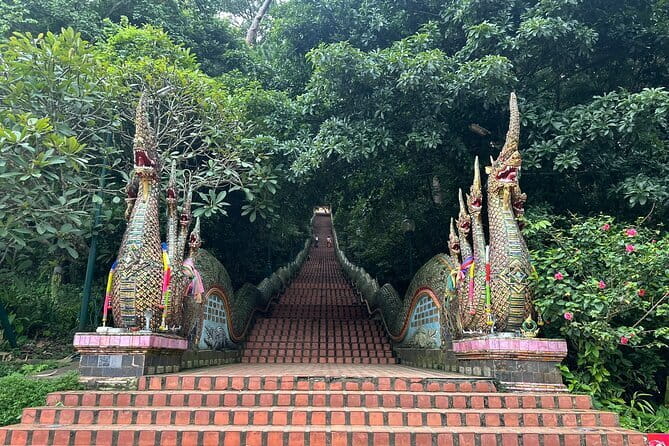 Private Doi Suthep Temple Handicraft Center and Sticky Waterfall - Doi Suthep hilltop temples: city views and the Khruba Siwichai story