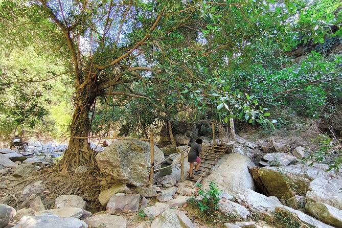 Secret Waterfall and Bamboo Rafting from Chiang Mai - Stop 1 at Mae Wang: the secret waterfall swim + tea snacks