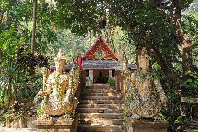 The Best City Tour View Points Wat Doi Suthep, Wat Chedi Luang and Wat Pha Lat - Wat Pha Lat: The Quieter Mountain Temple with Forest Peace