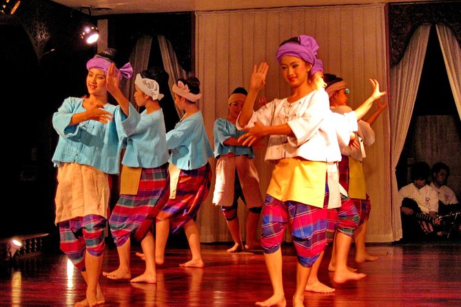 Traditional Khum Khantoke Dinner from Chiang Mai with Cultural Dance Show - The 7:00 pm feast: low tables, floor mats, and Northern Thai dishes family-style