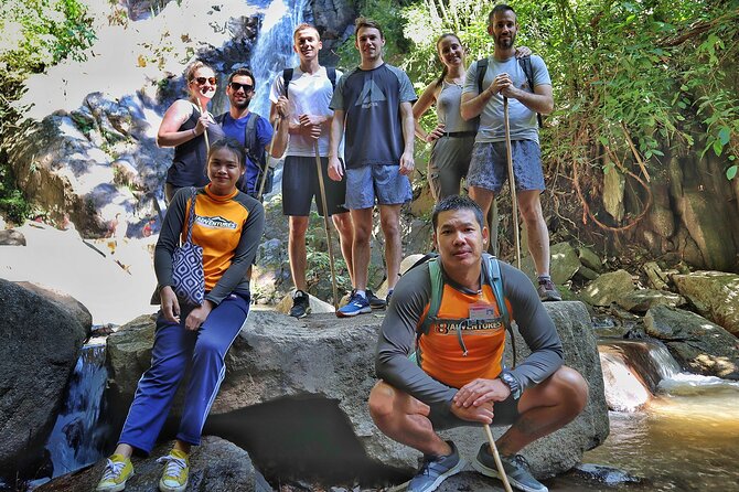 Trek to a Jungle Waterfall - The Swim Break and Optional Extra Steps Past the Falls