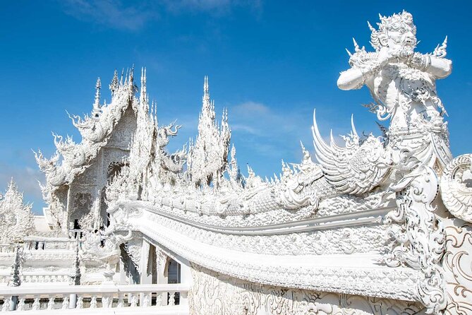 White, Red/Black and Blue Temples Full Day Trip From Chiang Mai - Wat Rong Khun (White Temple): Art You Can’t Ignore, Plus Strict Dress Rules
